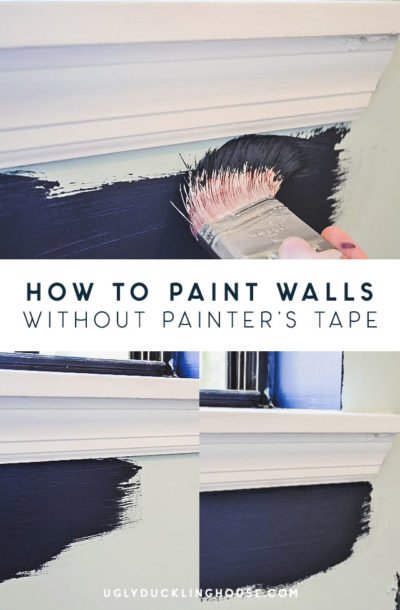 How to Paint Straight Lines Without Painter's Tape • Ugly Duckling House
