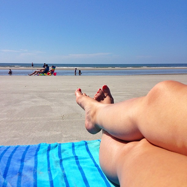 laser hair removal on the beach
