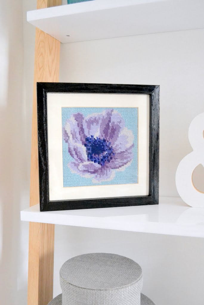 Elizabeth Bradley anemone needlepoint kit DIY