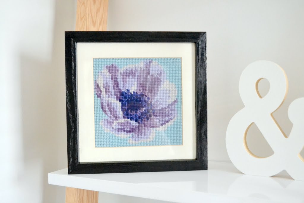 Elizabeth Bradley anemone needlepoint kit DIY