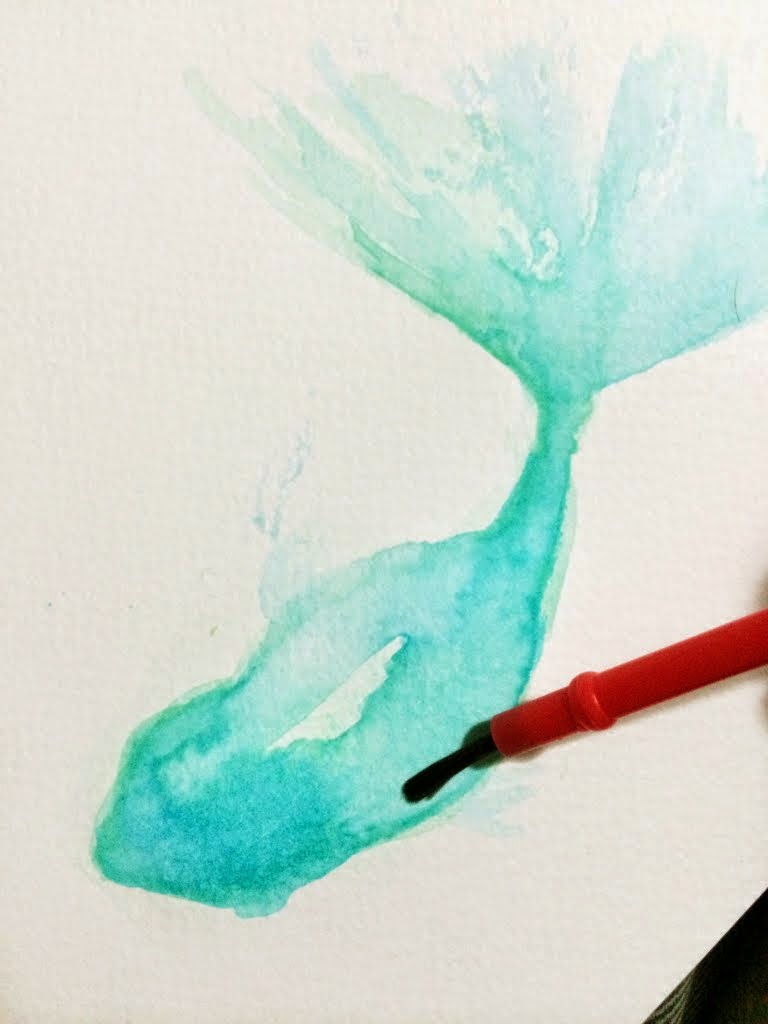 February watercolor project