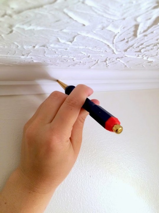 How to Use a Nail Set & Laundry Room Crown Molding