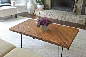 My 15-Minute DIY Hairpin Leg Coffee Table • Ugly Duckling House
