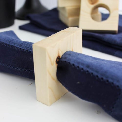 Simple Square Napkin Rings