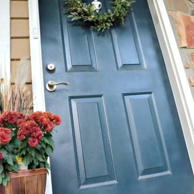 front door fall home tour