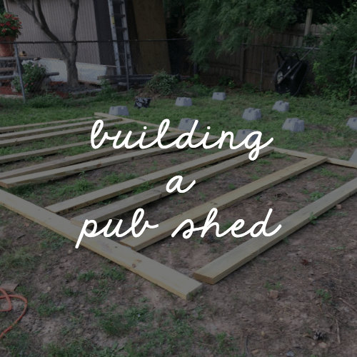 Planning the Pub Shed!