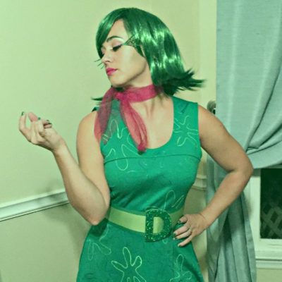green diy disgust inside out costume