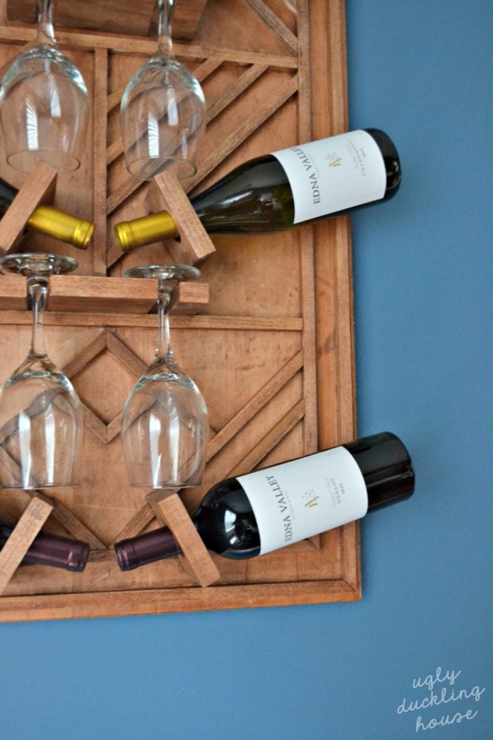 DIY Plywood Art Wine Rack • Ugly Duckling House