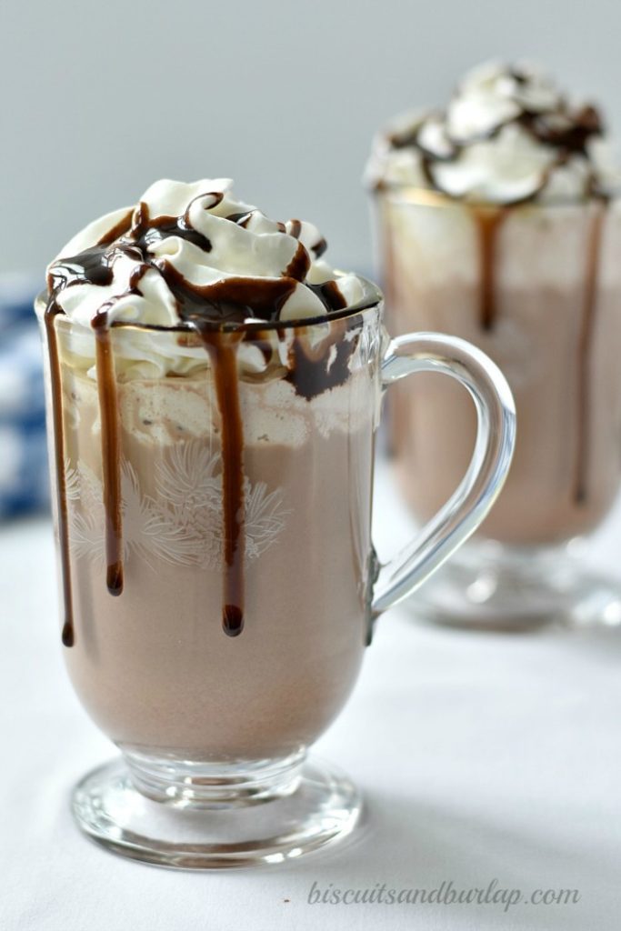 spiked hot chocolate