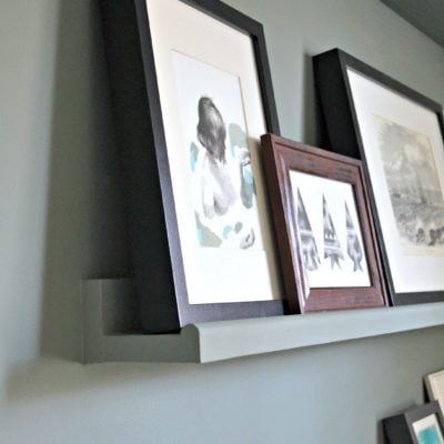 The Guest Bedroom Picture Ledges are Done!