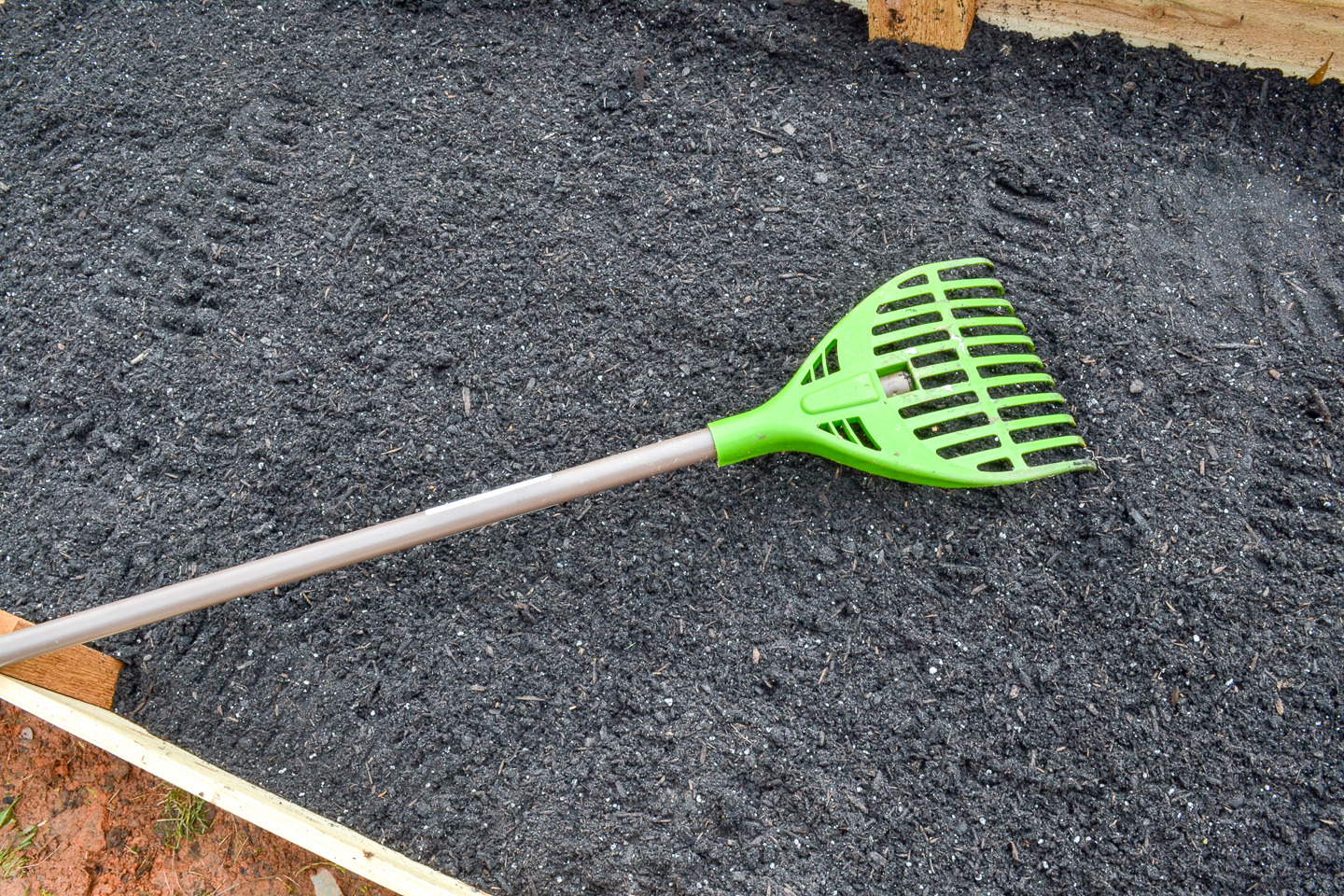 rake the top layer