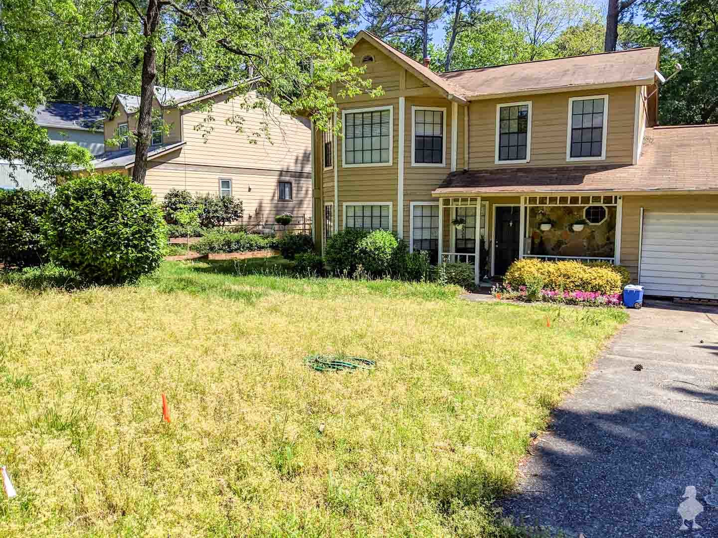 the front lawn looks terrible and we need help