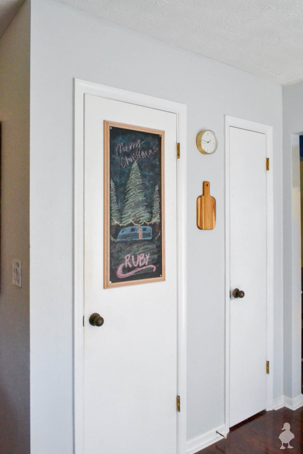 two kitchen pantries