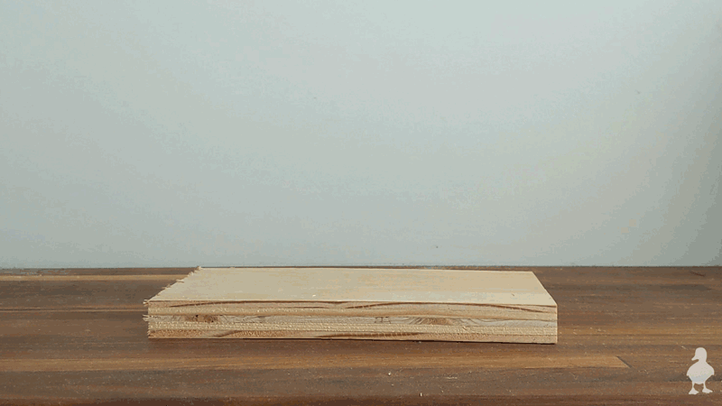 3/4" plywood stack