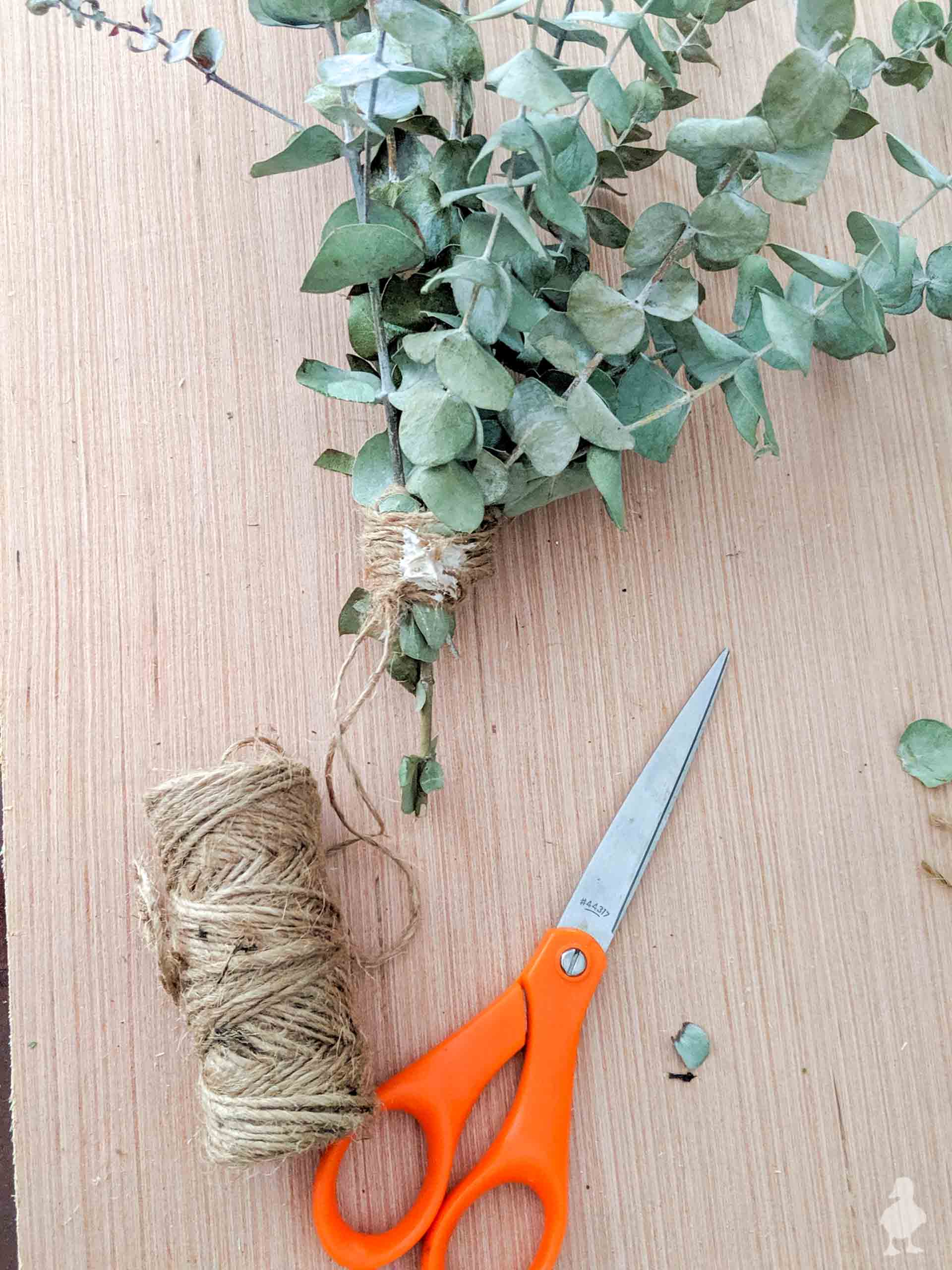 diy eucalyptus bath bouquet