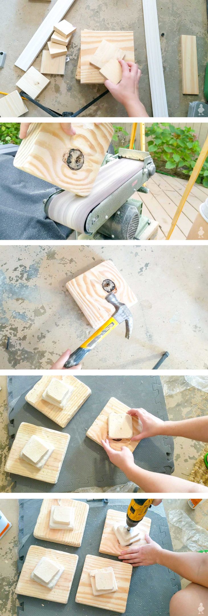 Scrap Wood Wall Art • Ugly Duckling House