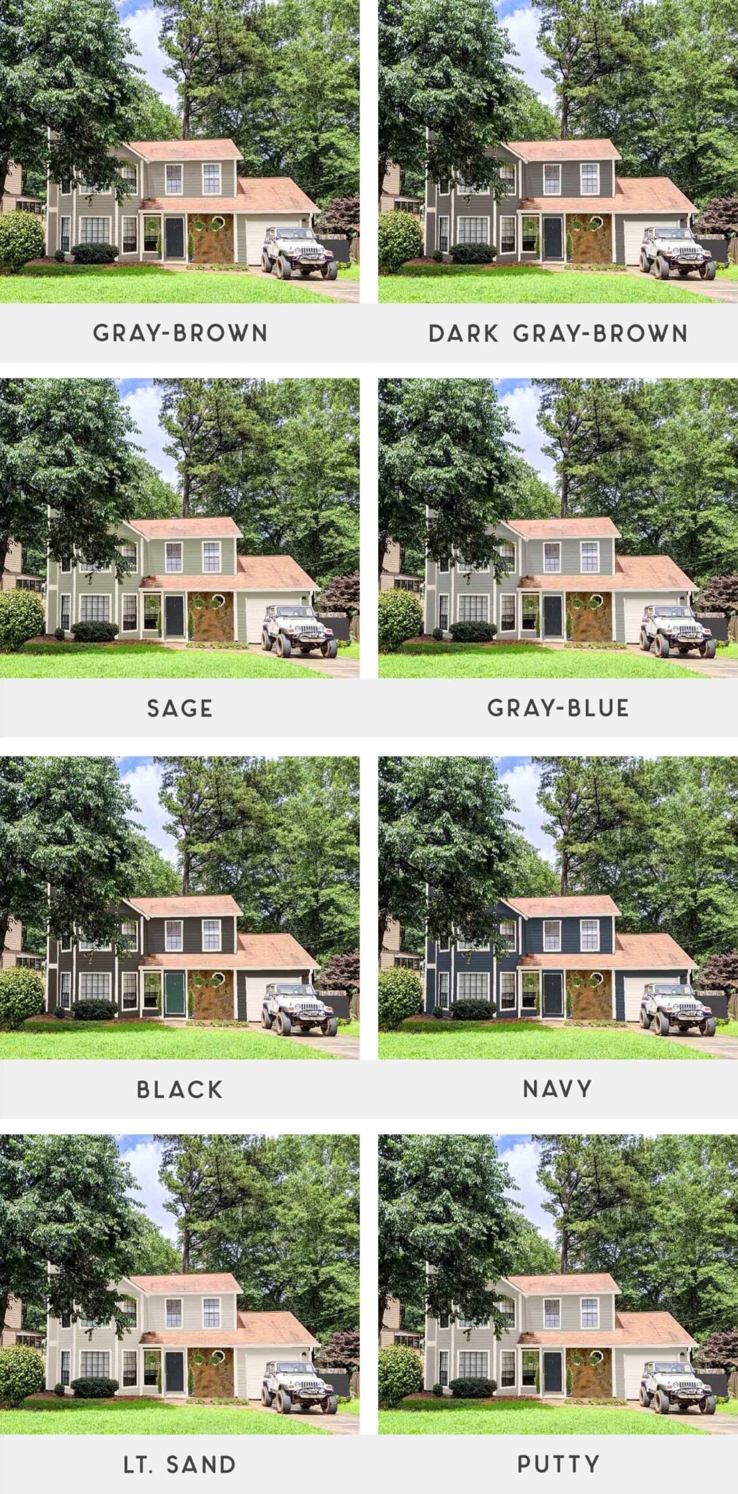 Top Ten House Colors