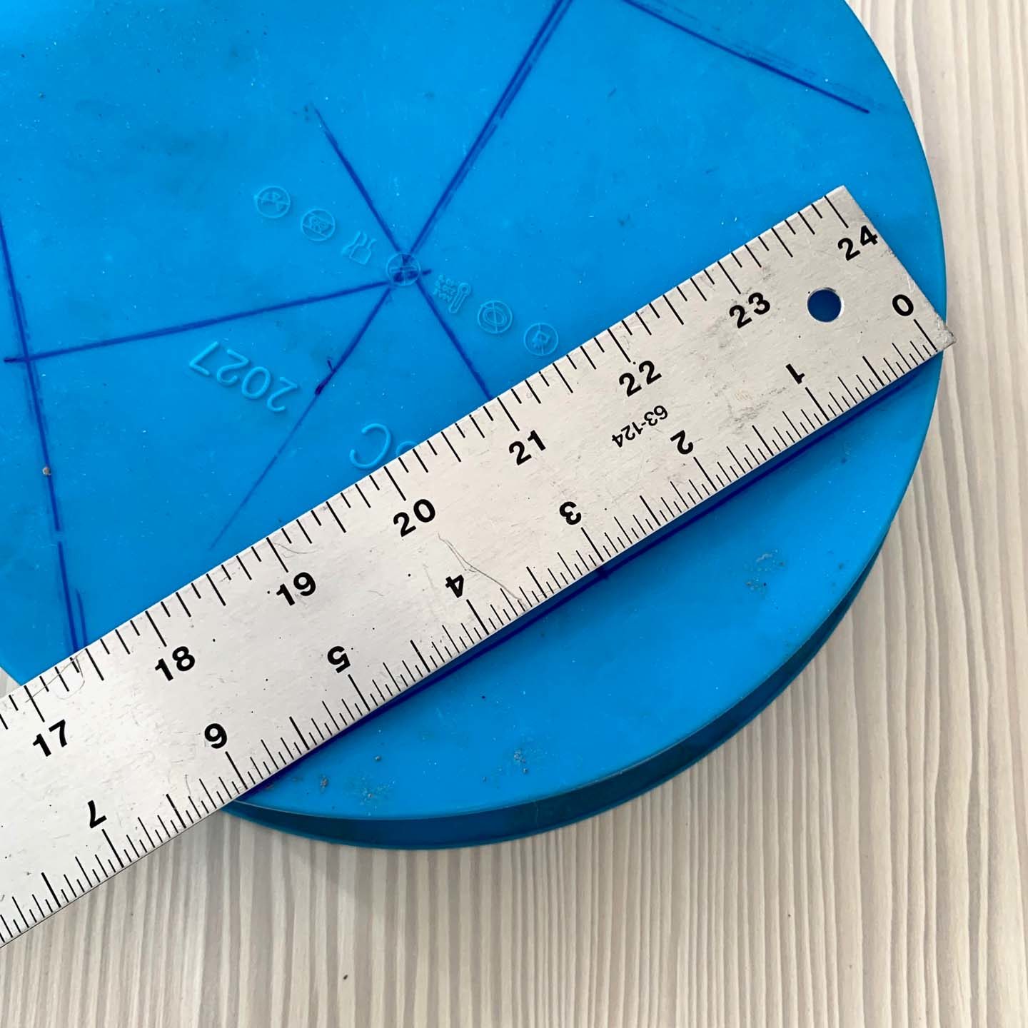 ruler measuring mold for diy cement candleholder