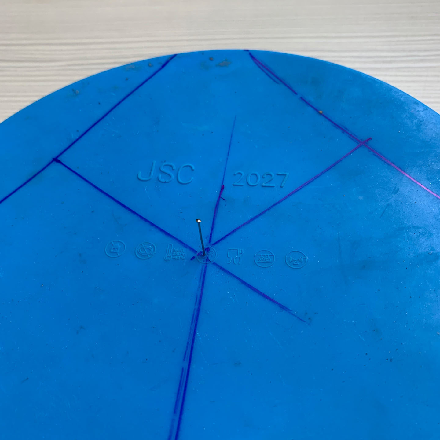pin inside of mold