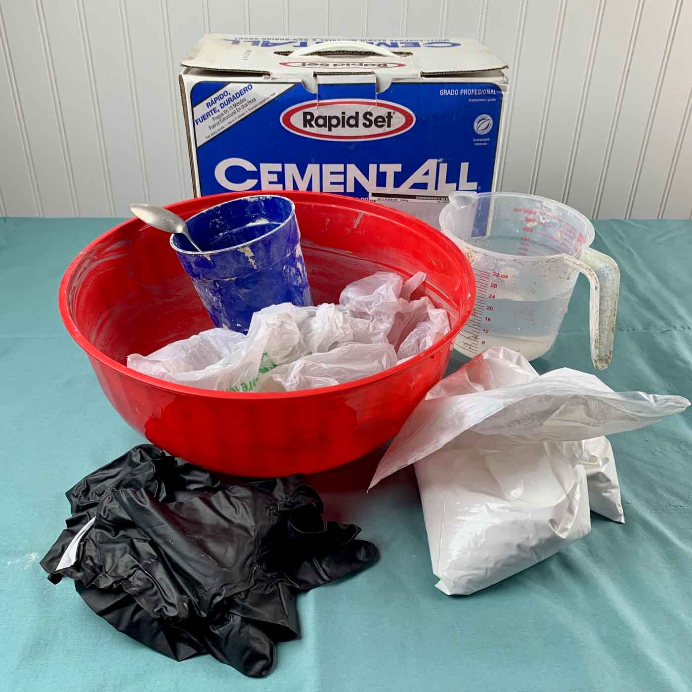 materials for cement river planter