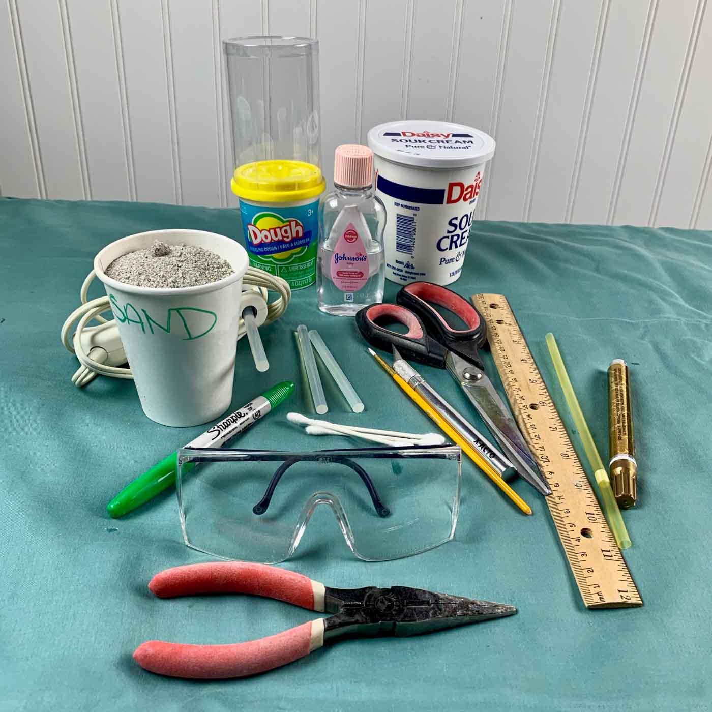 materials for white cement planter
