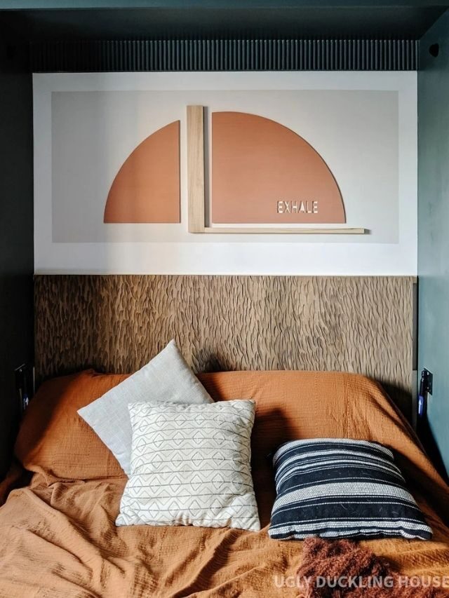 DIY STAINED WOOD WALL ART USING SCRAP WOOD